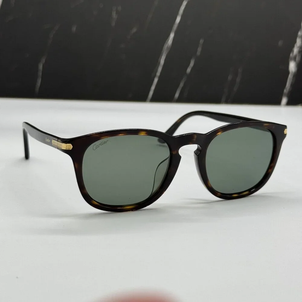 NEW CARTIER HAVANA UNISEX SUNGLASSES CARTIER CT0011SA 002